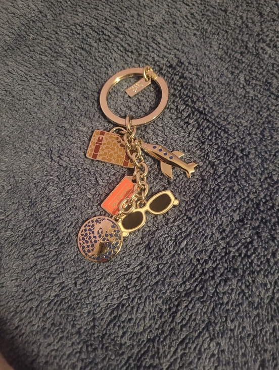 Coach Accessories - Coach World Traveler Vintage Keychain